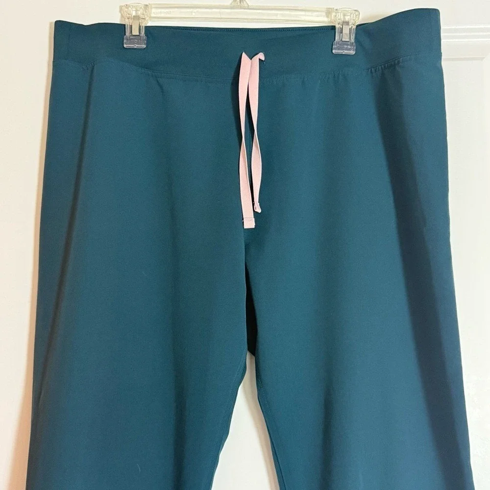 FIGS Livingston Scrub Pants – Teal Blue, Size XL men's drawstring comfy‎ unisex